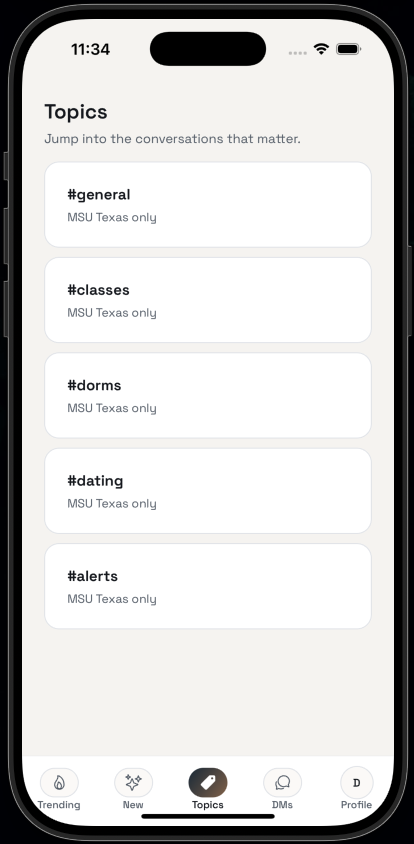 Campus Circle Screen 06 screen